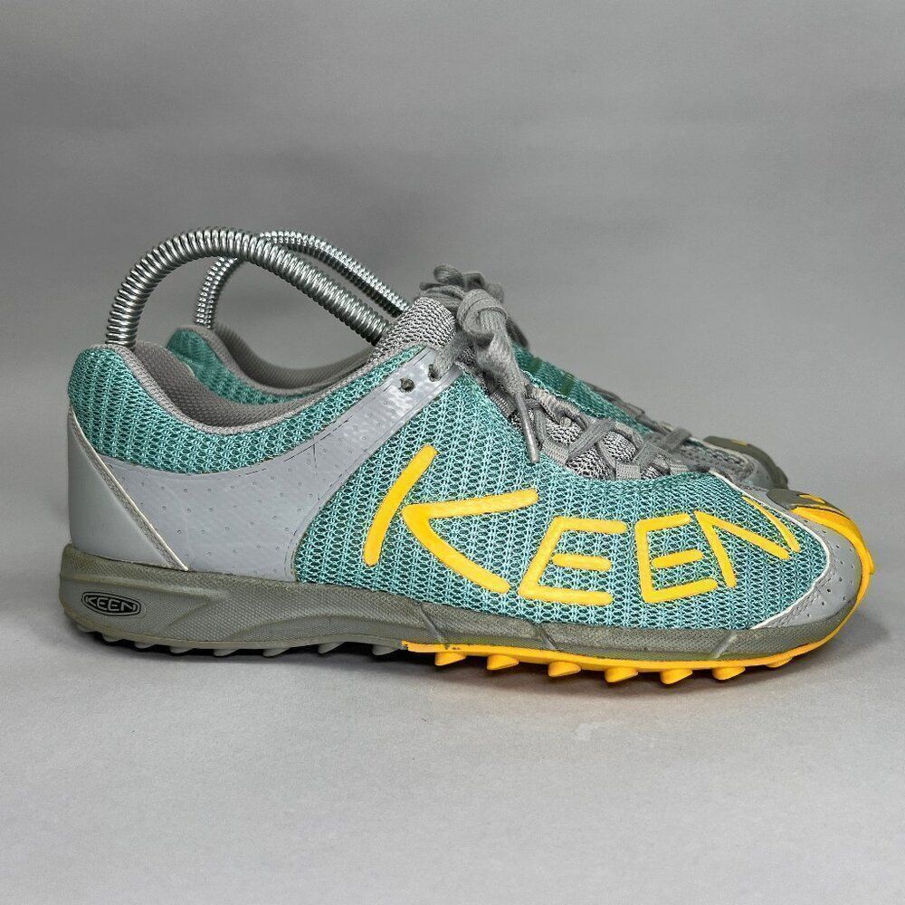 Keen Women's Size 7 Gray & Turquoise Trail Hiking Shoes